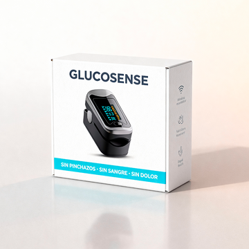 GlucoSense™ – Medidor inteligente no invasivo | Cuida tu glucosa en casa