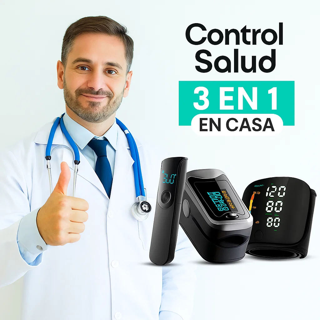 Glucosense + Termómetro + Medidor de Presión de Regalo Hoy – Cuida tu Glucosa, Presión, Oxígeno y temperatura en Casa