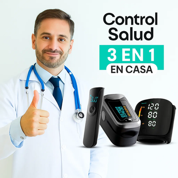 Glucosense + Termómetro + Medidor de Presión de Regalo Hoy – Cuida tu Glucosa, Presión, Oxígeno y temperatura en Casa