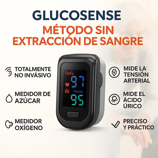 GlucoSense™ – Medidor inteligente no invasivo | Cuida tu glucosa en casa